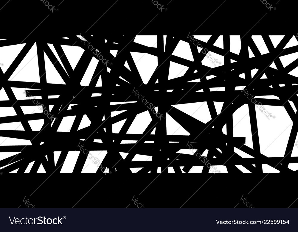 Random chaotic lines abstract geometric pattern vector image Random chaotic lines abstract geometric pattern