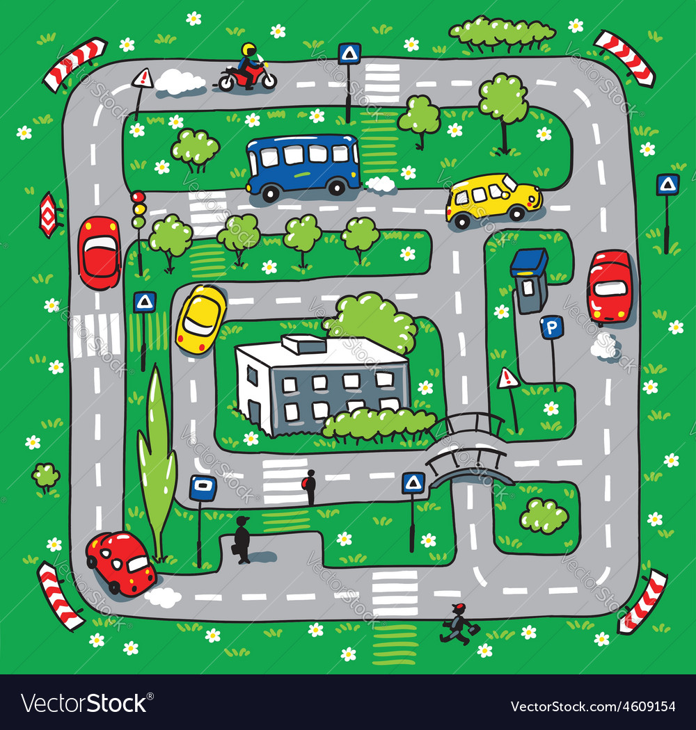 Road pattern