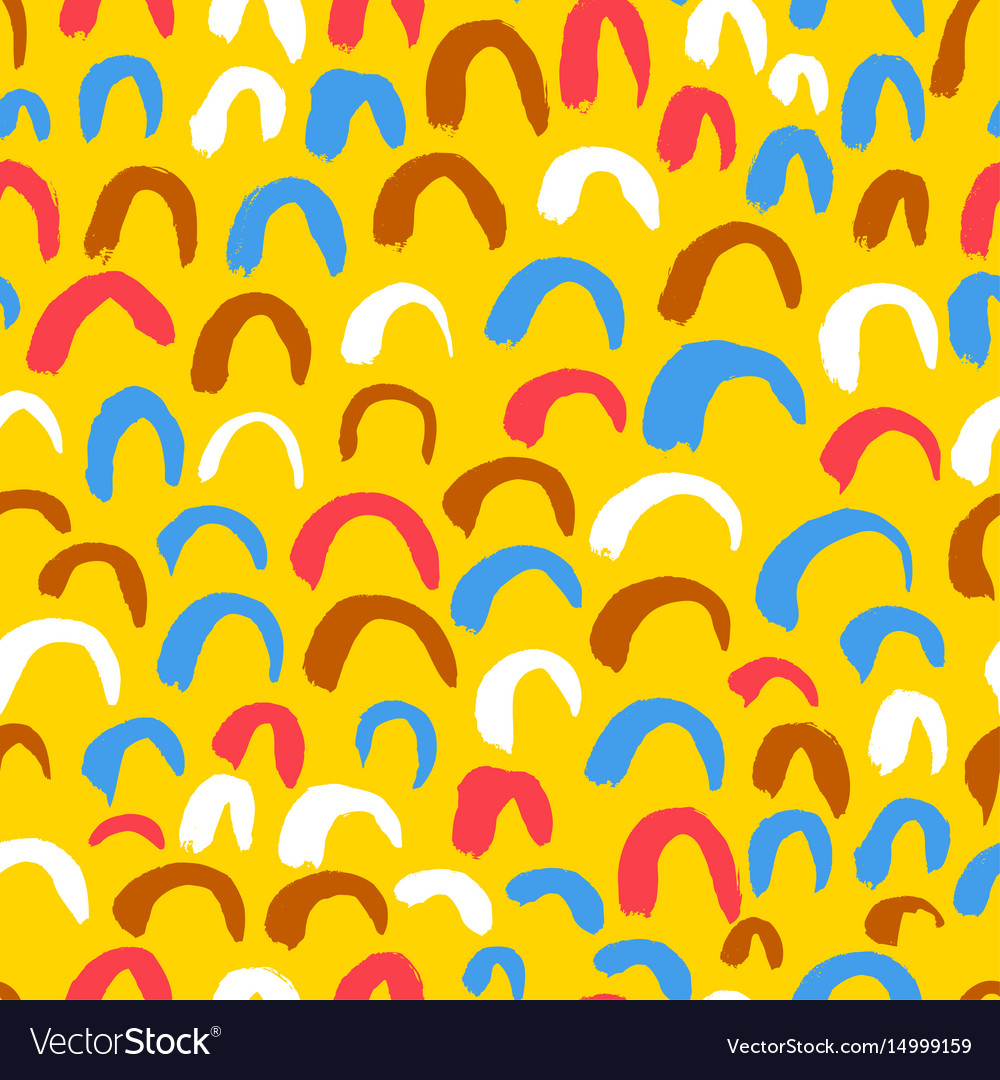 Artistic seamless pattern with abstract simply