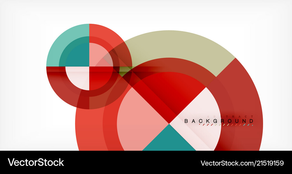 Circle abstract background Royalty Free Vector Image