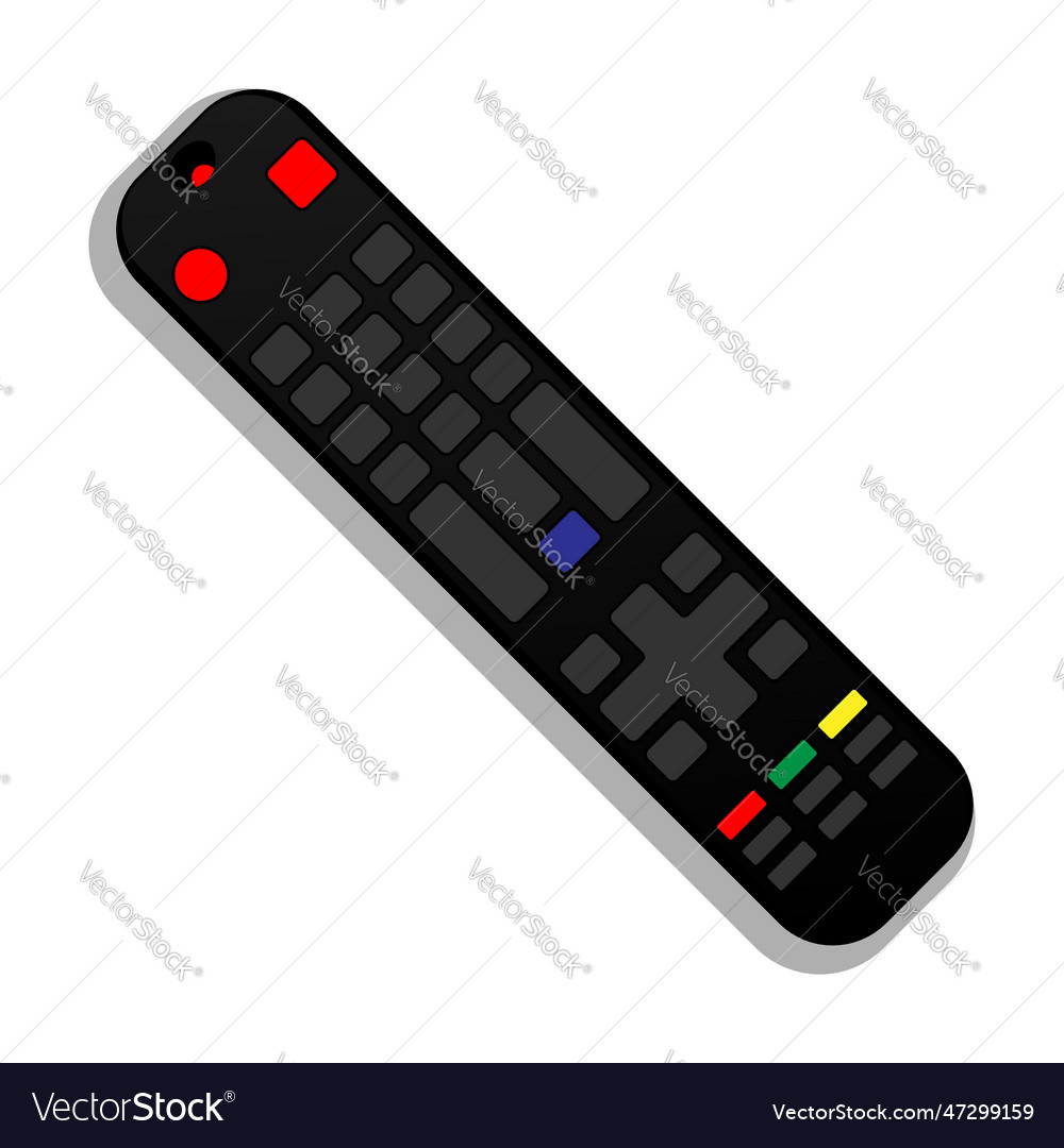 Control tv panel with buttons remote