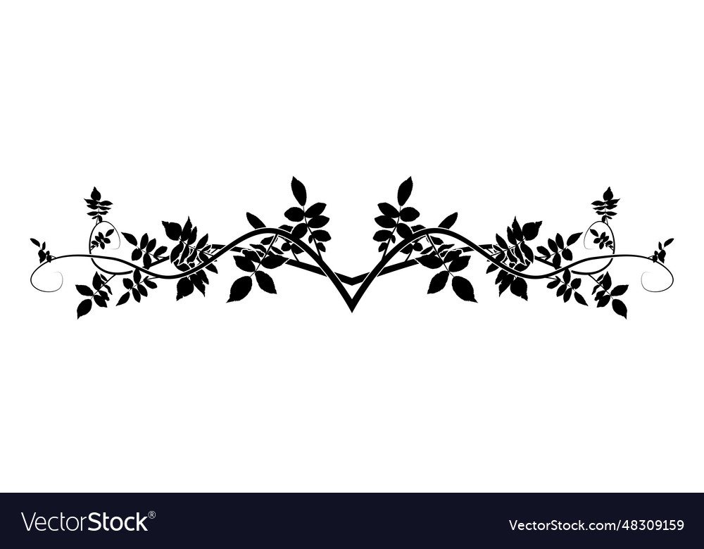 New pattern hawthorn decoration on paper Vector Image