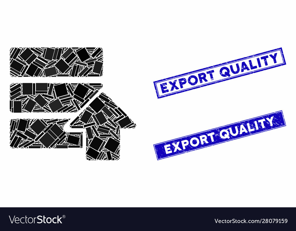 Upload database mosaic and distress rectangle vector image Upload database mosaic and distress rectangle