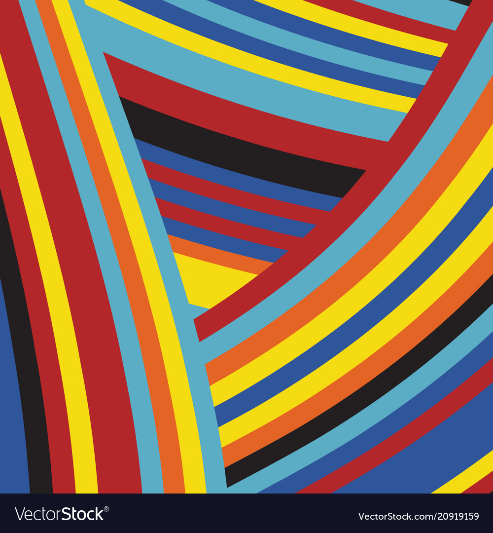Zebra pop abstract stripe pattern vector image Zebra pop abstract stripe pattern