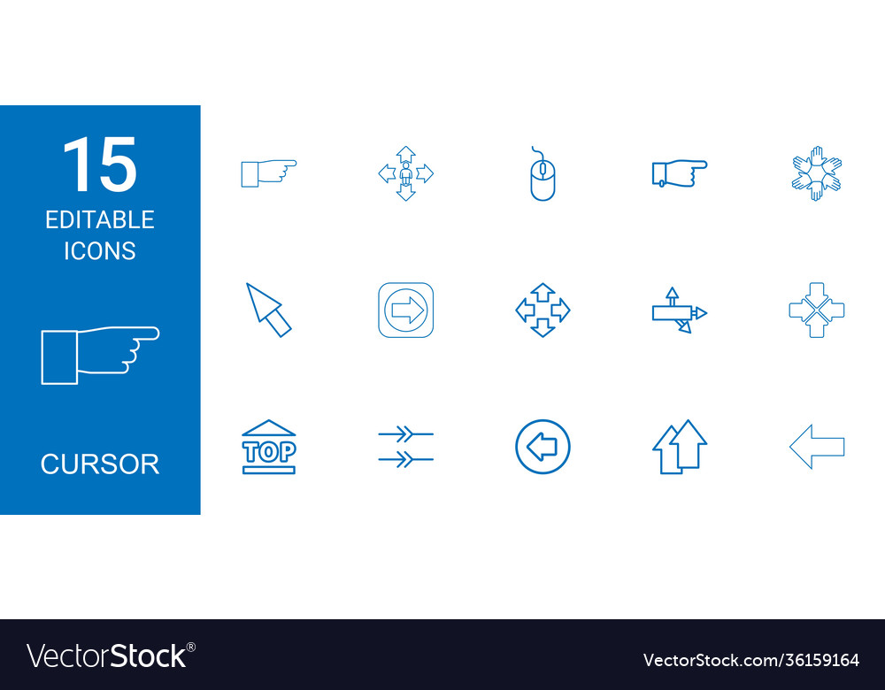 15 cursor icons
