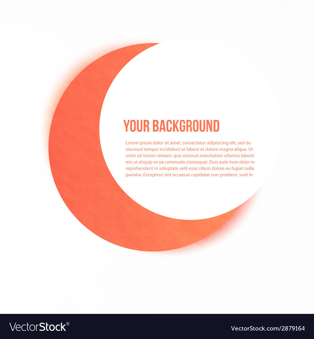 Abstract circles template object web