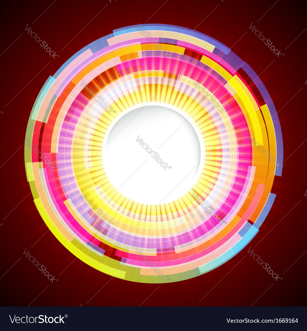 Abstract digital background with a round space