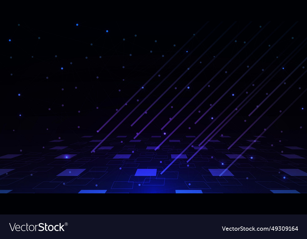 Abstract digital technology with speed network vector image Abstract digital technology with speed network