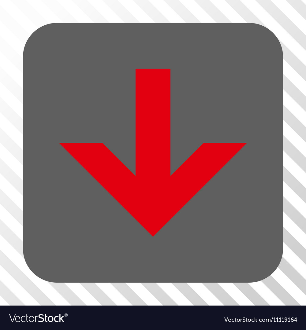 Arrow down rounded square button