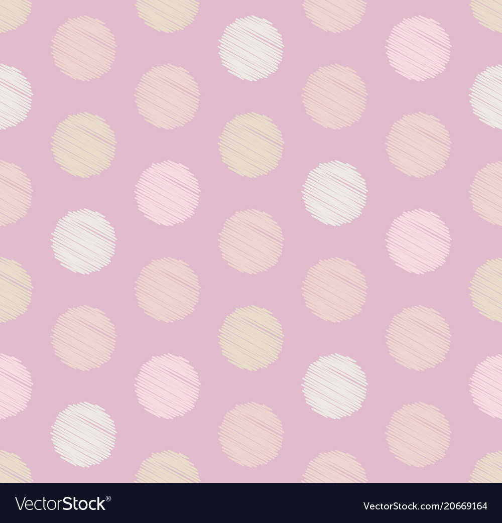 Dots circle geometric seamless pattern background vector image Dots circle geometric seamless pattern background