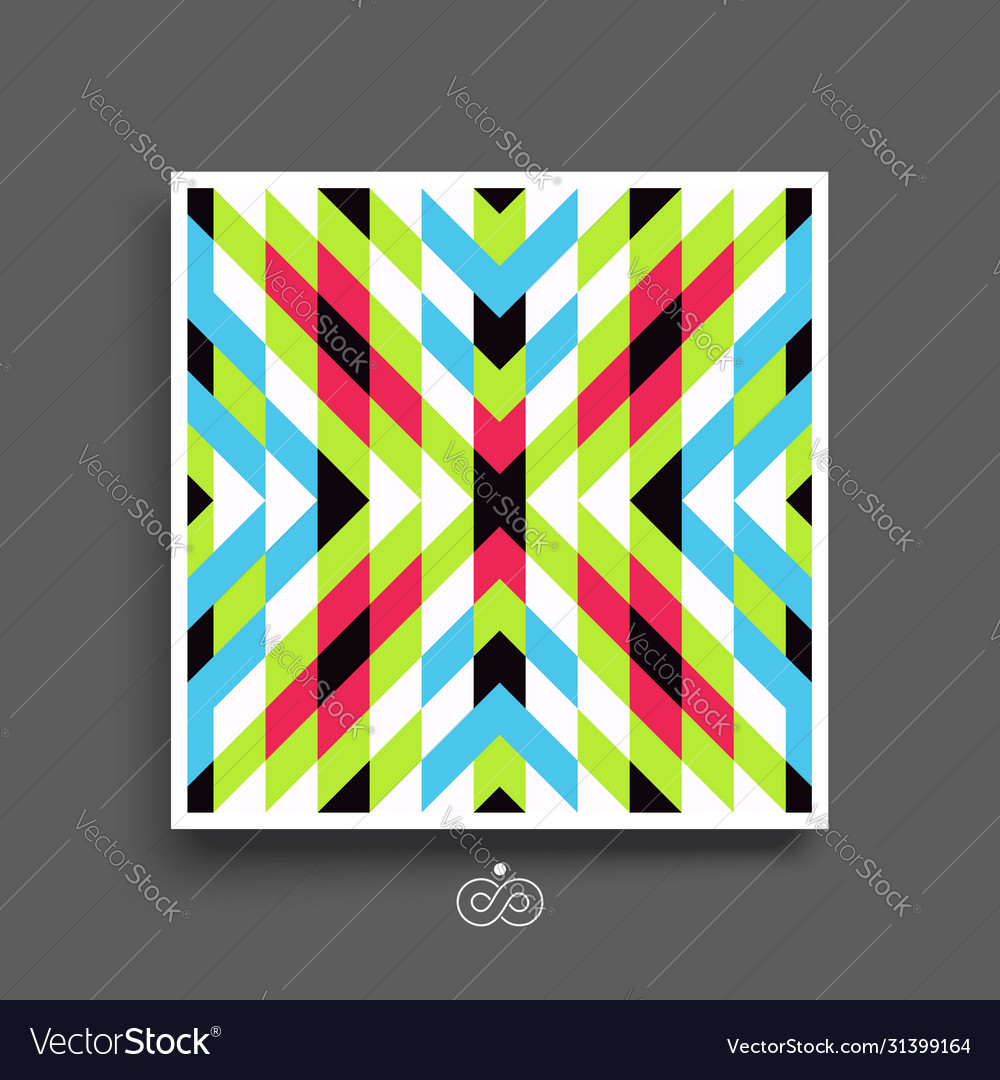 Geometric Mosaic Pattern Background
