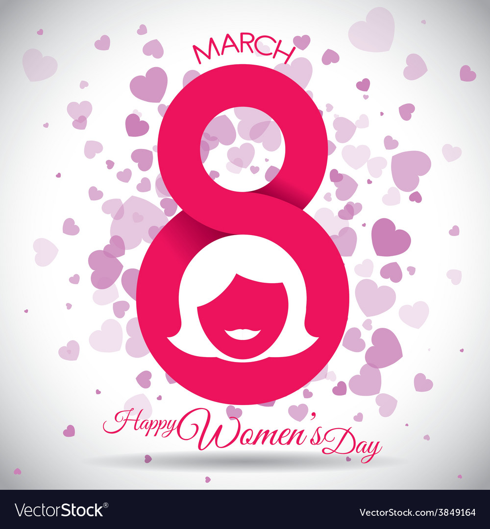 Happy womens day Royalty Free Vector Image - VectorStock