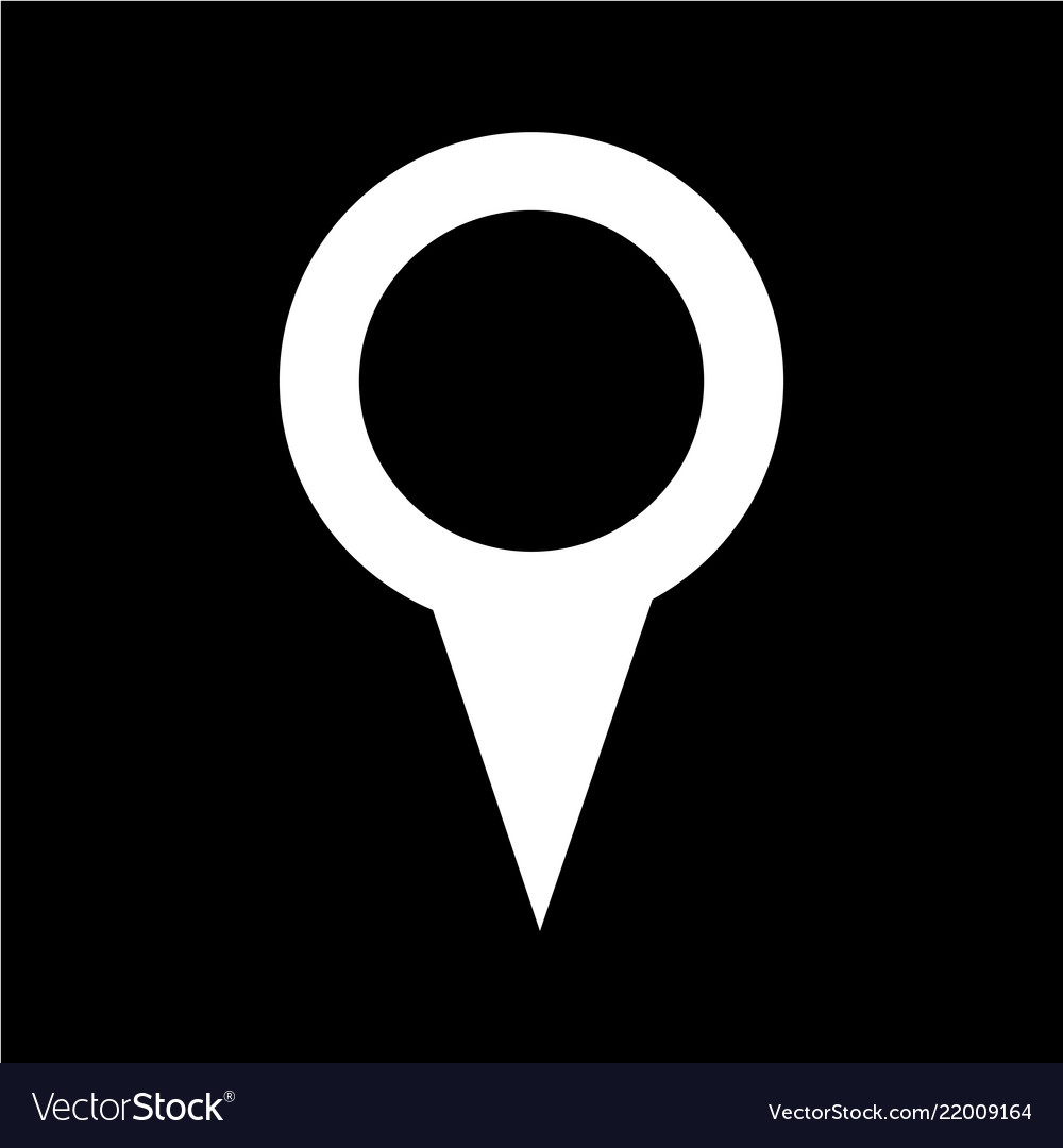 Map pointer gps icon