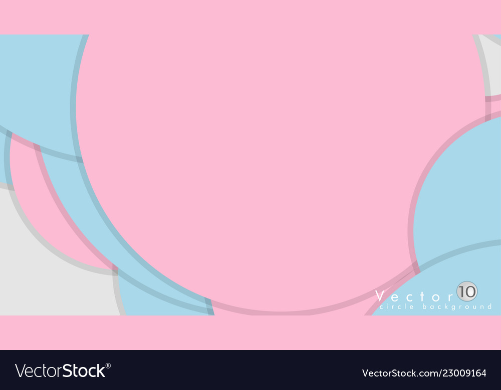 Modern design circle template background vector image Modern design circle template background