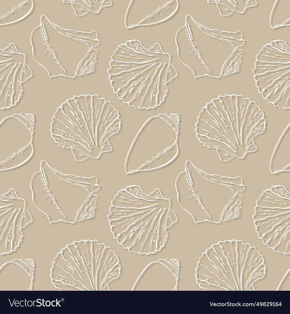 Seashell Ocean Pattern