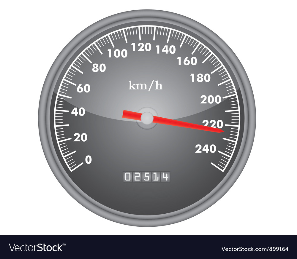 Speedometer Royalty Free Vector Image - VectorStock