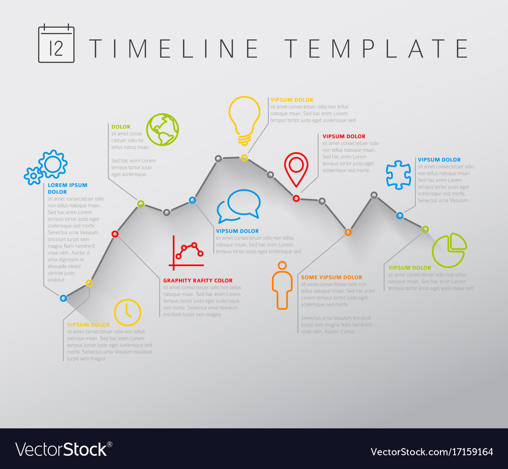 Timeline Report Infographic