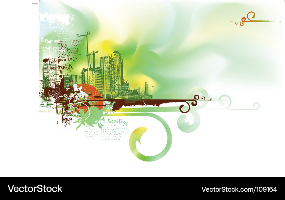 Urban background Royalty Free Vector Image - VectorStock