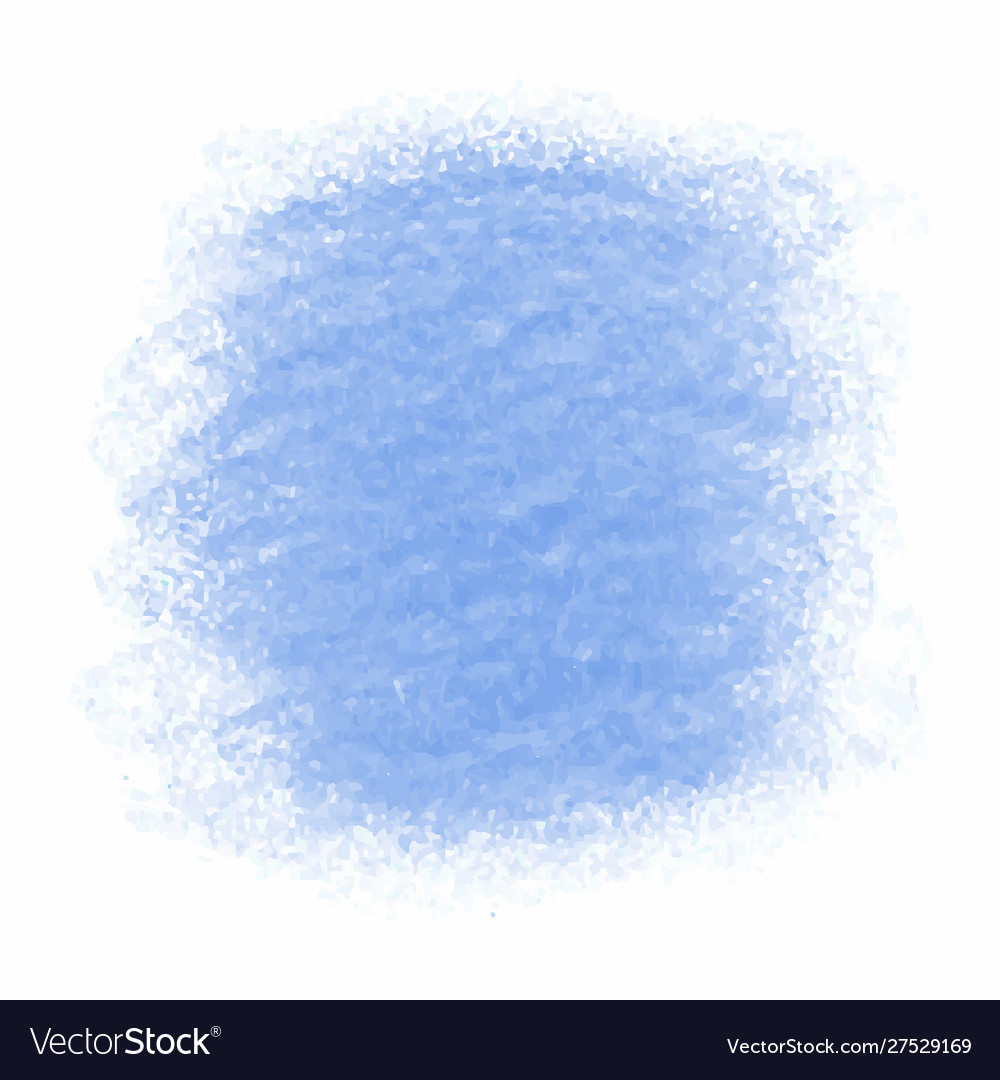 Blue crayon scribble texture stain isolated