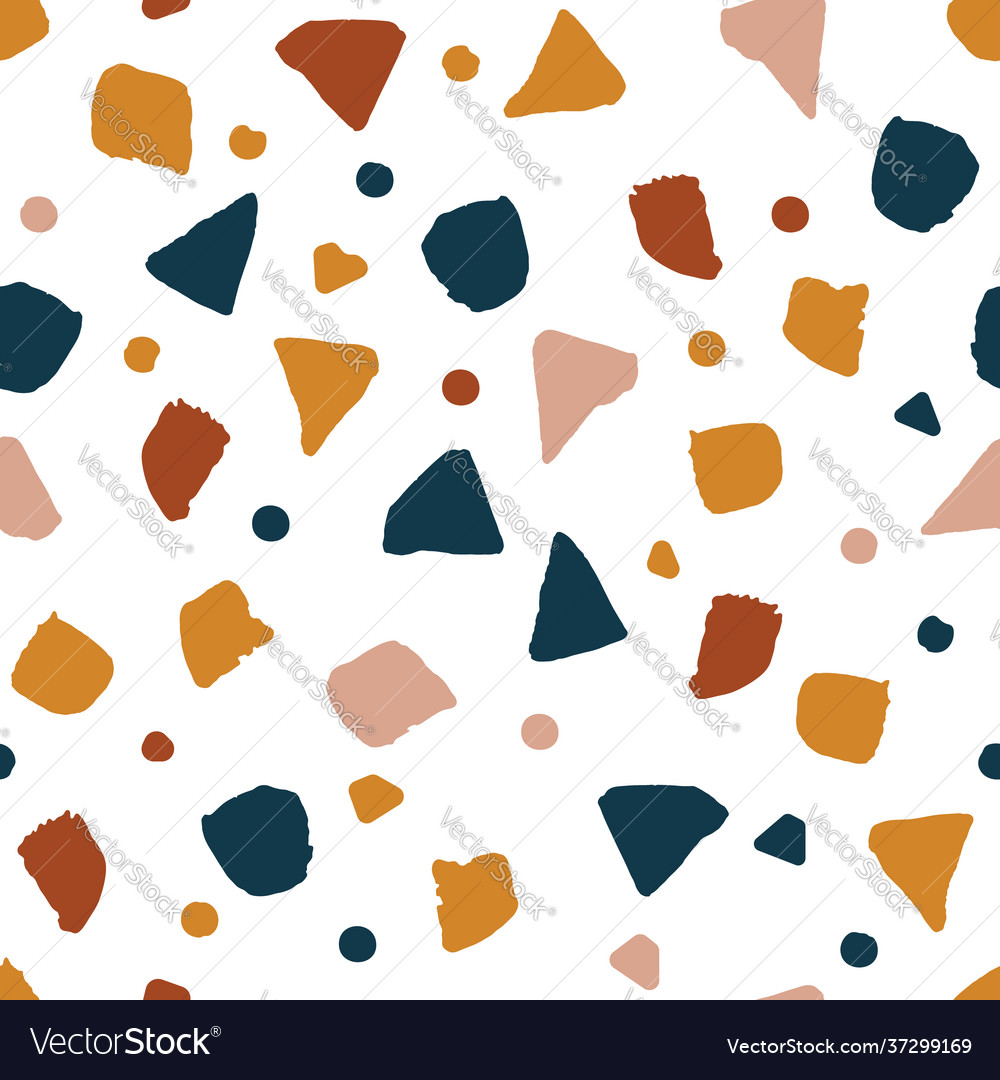 Colorful seamless pattern in boho style