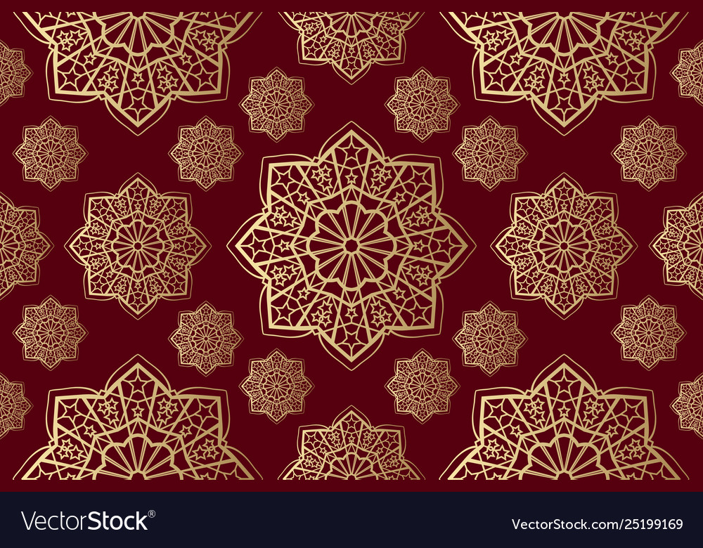 Islamic seamless ornament persian motiff