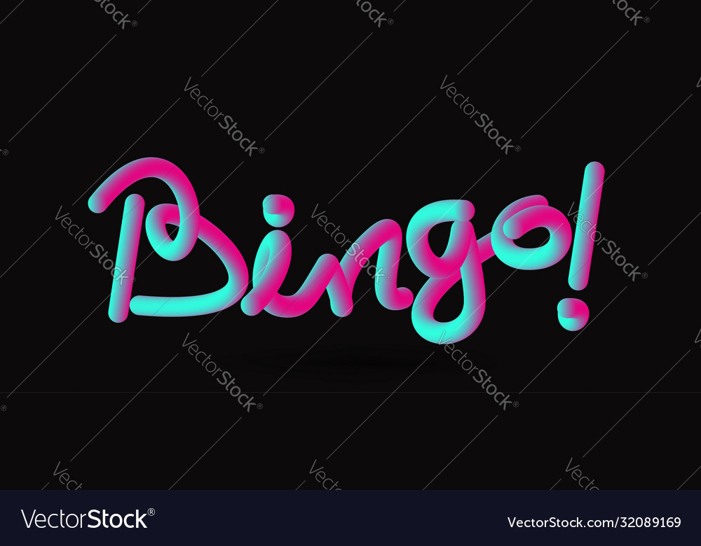 Open calligraphic 3d pipe style text design