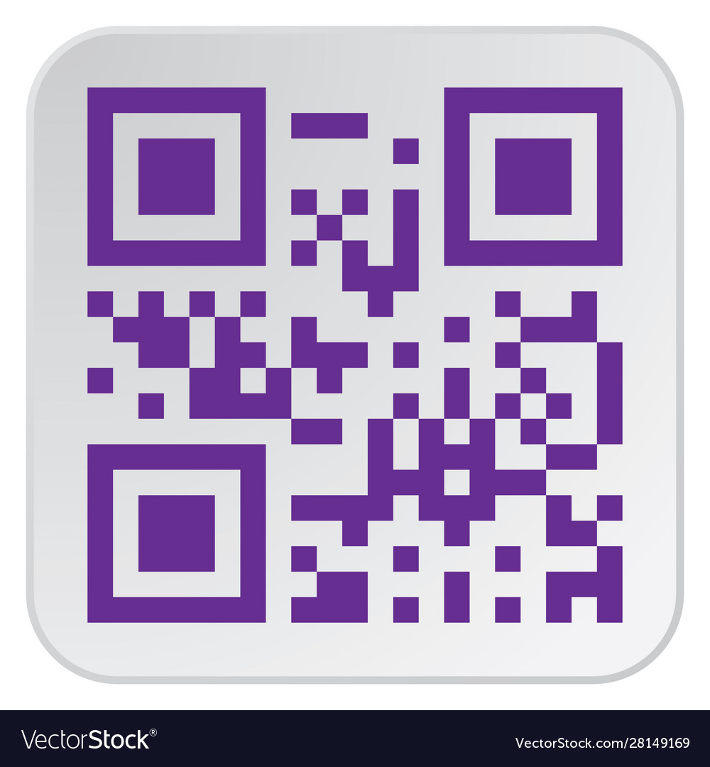 Qr code vector image Qr code