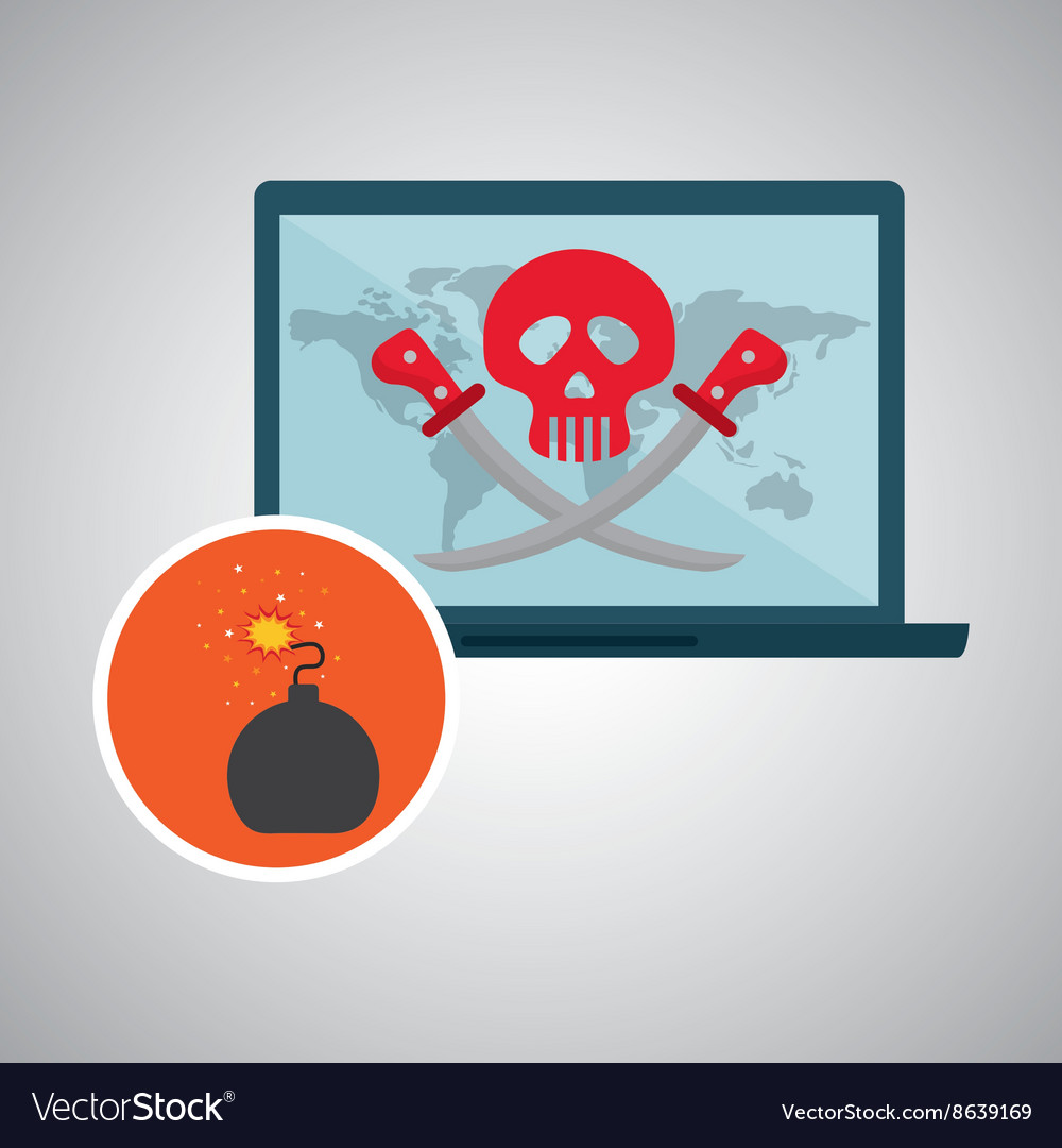 Security system design warning icon protection