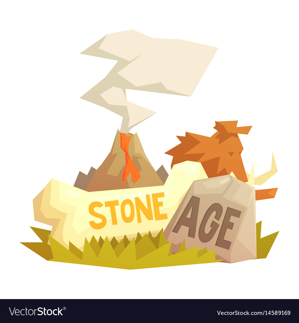 Stone age elements volcanic eruption mammoth