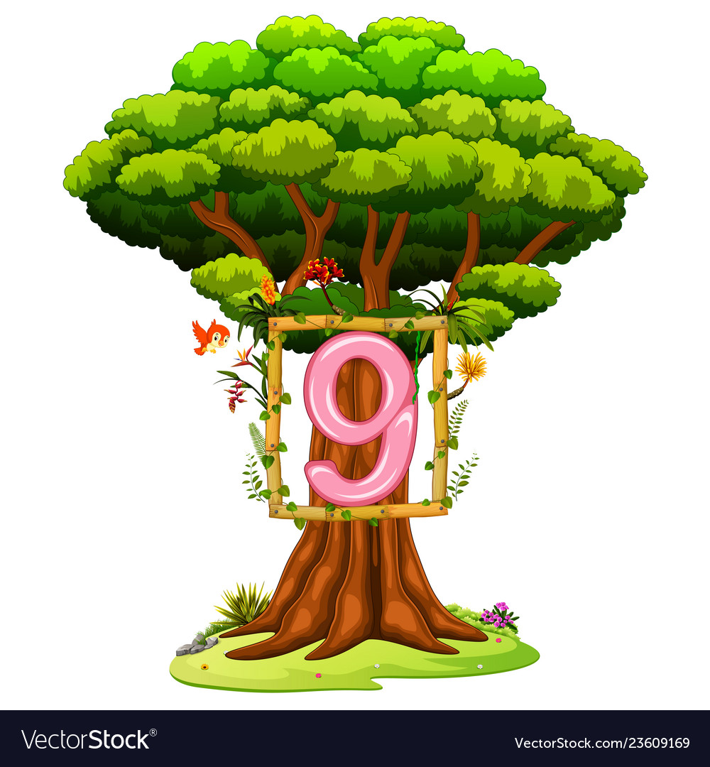Tree with Number Nine