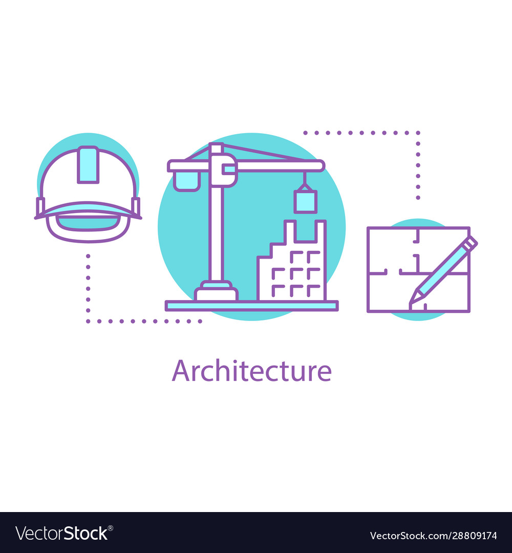 Architecture concept icon