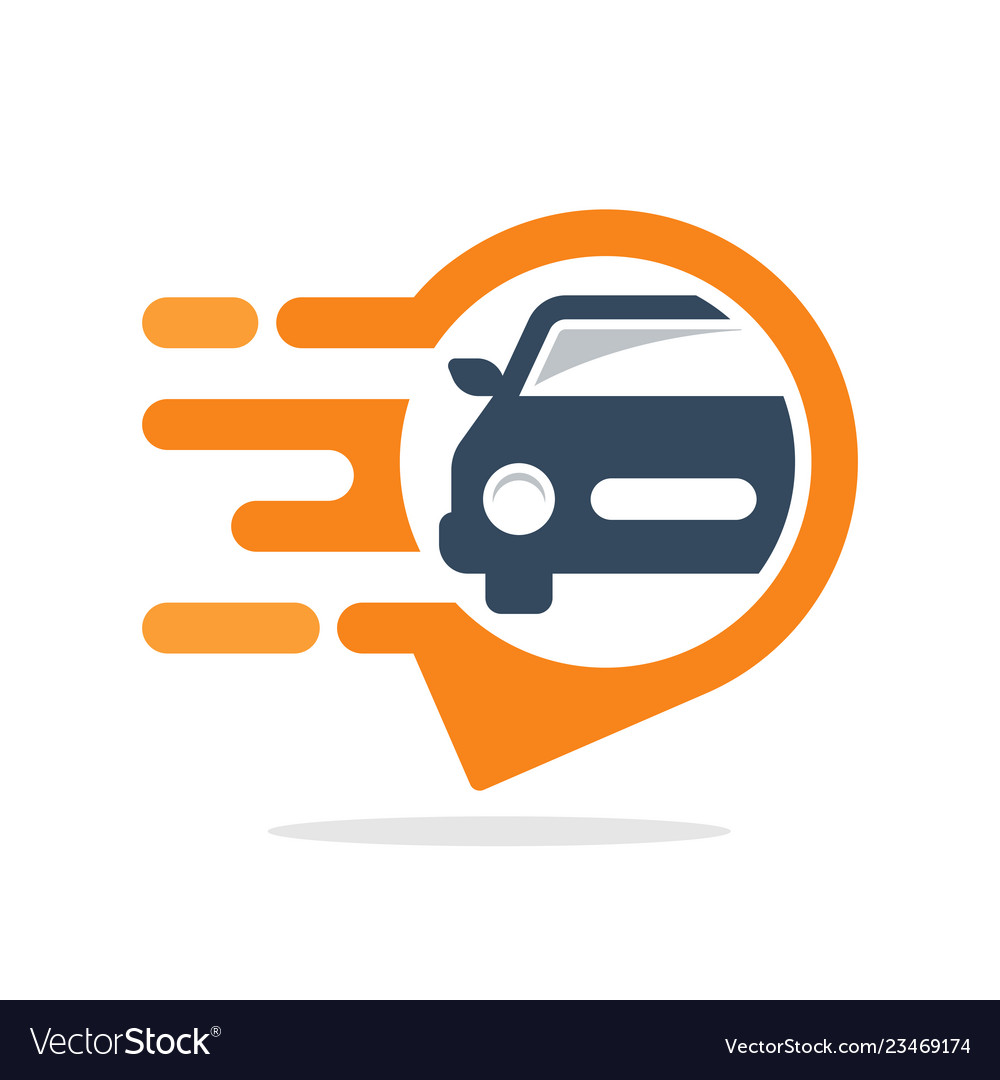 Car Tracking Location Icon