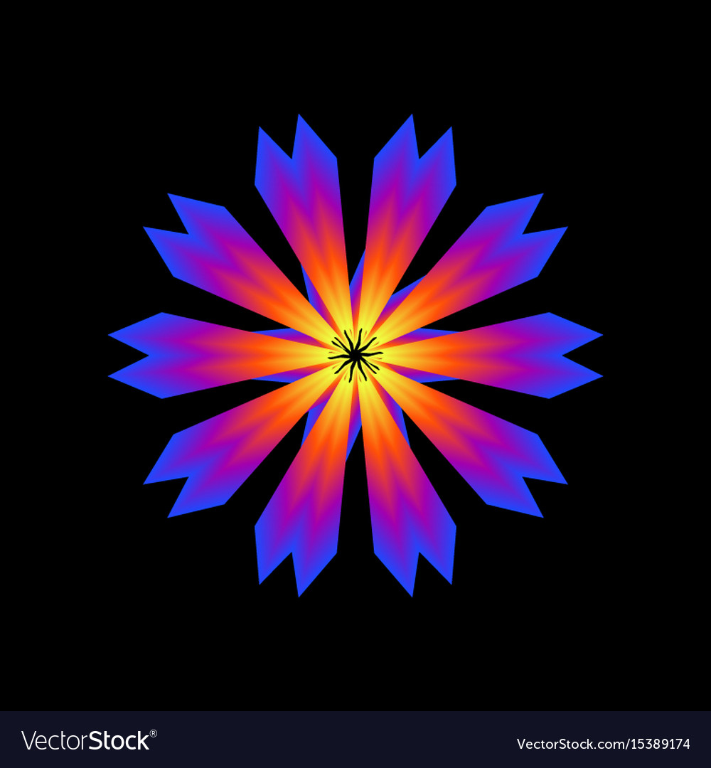 Glowing flower