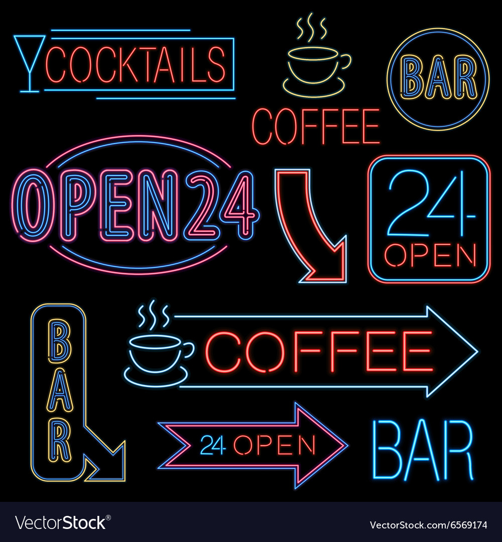 Open sign Royalty Free Vector Image - VectorStock