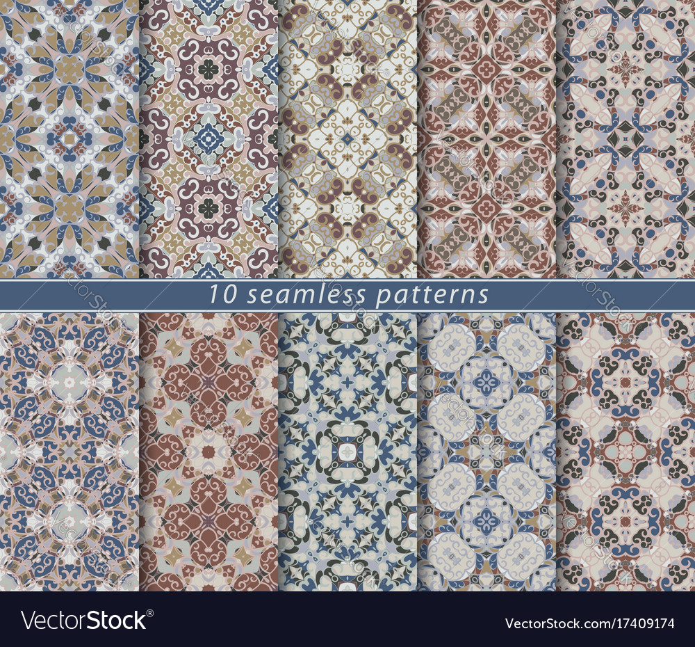Set of seamless pattern