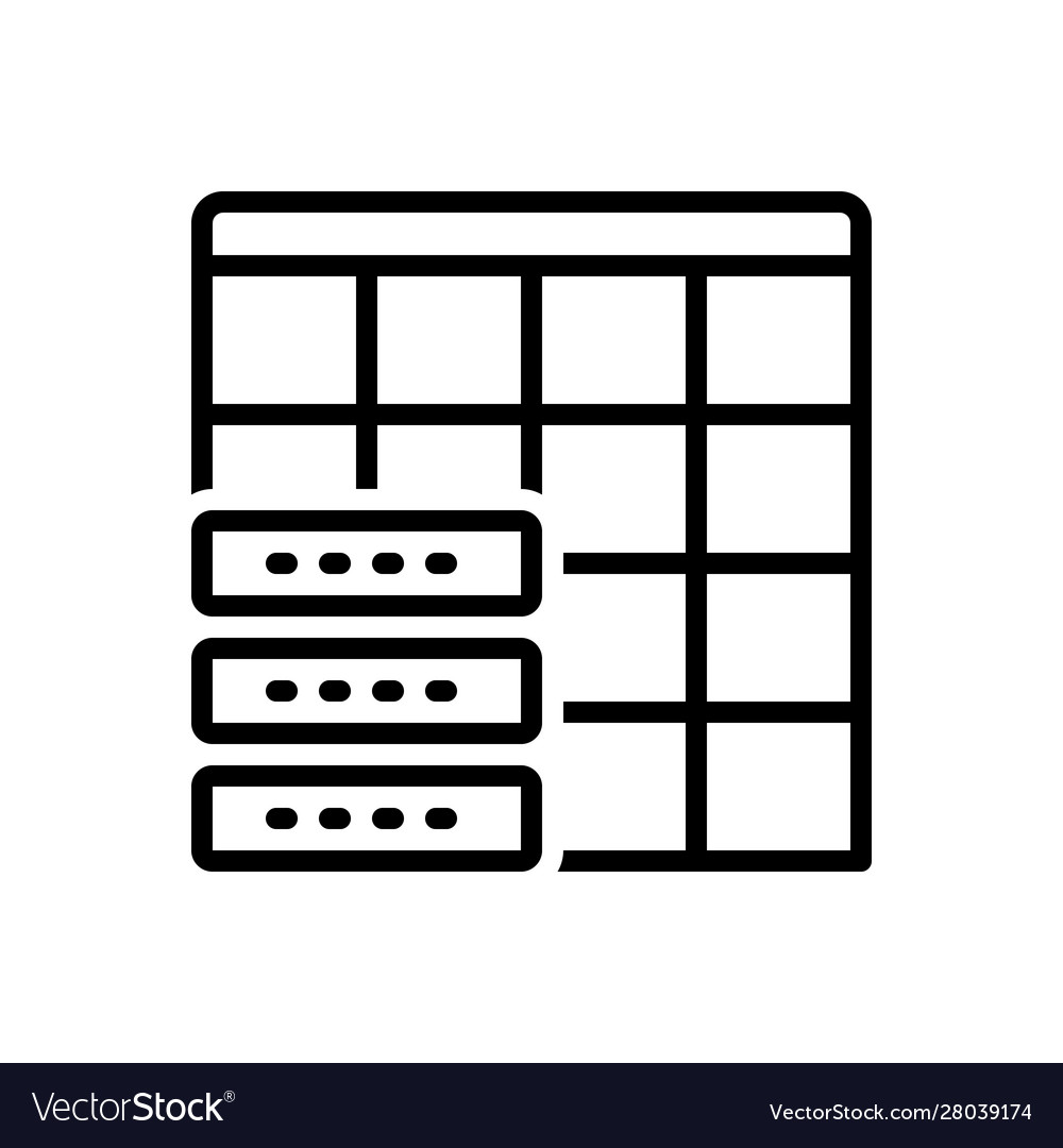 Table Data Icon