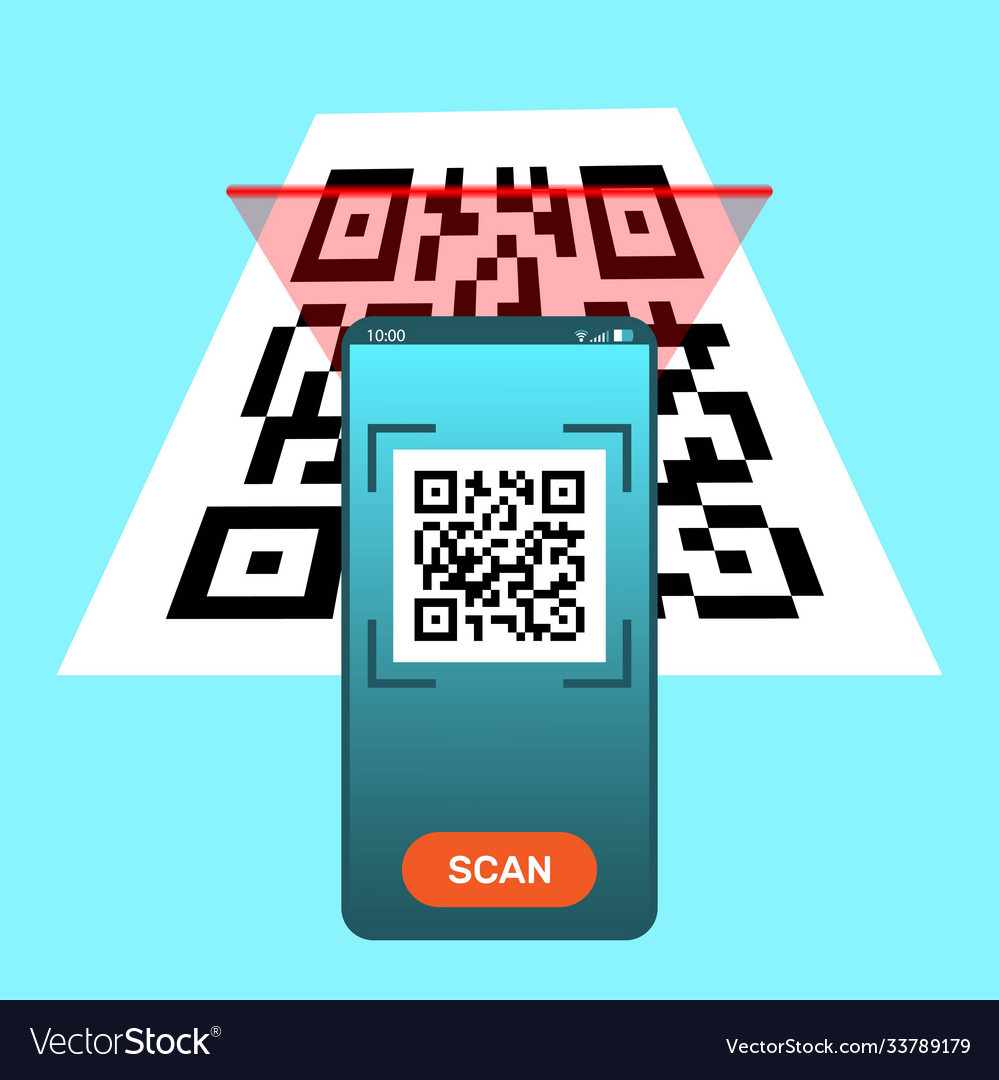 An application for scanning a qr code