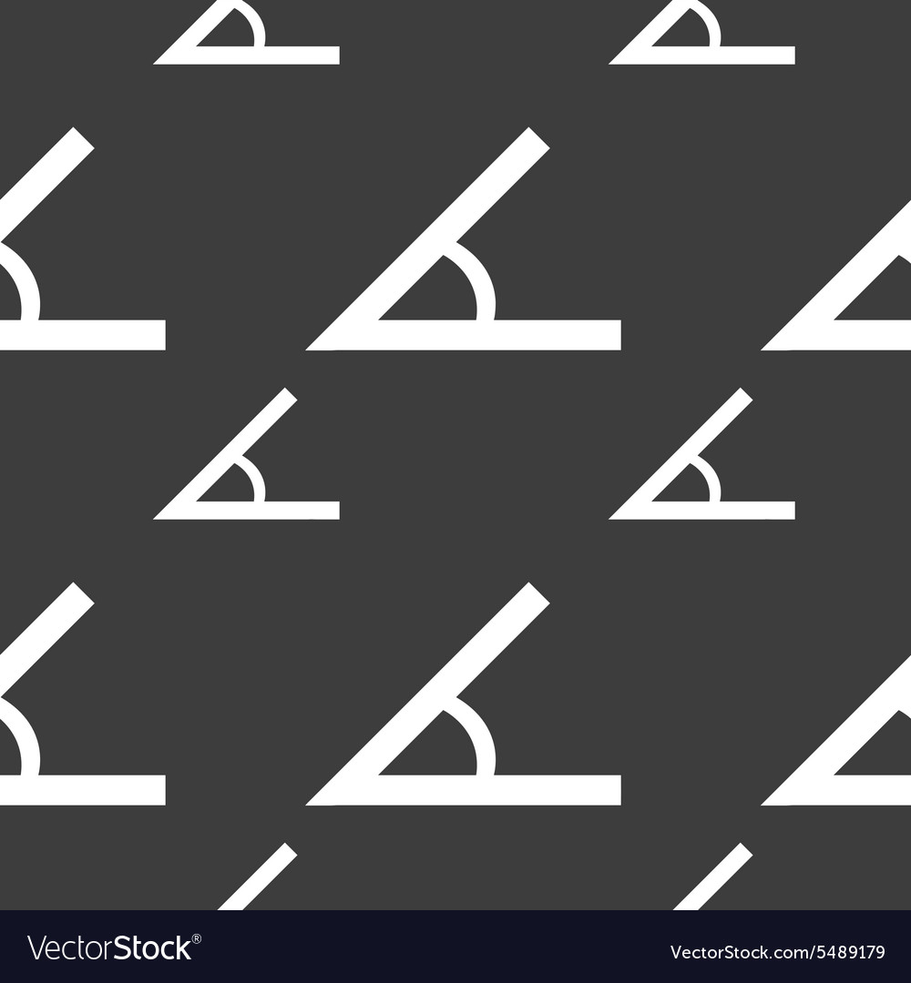 Angle 45 degrees icon sign seamless pattern