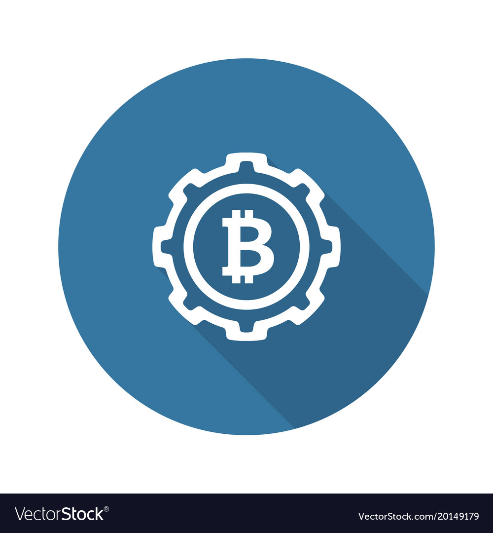 Bitcoin mining icon