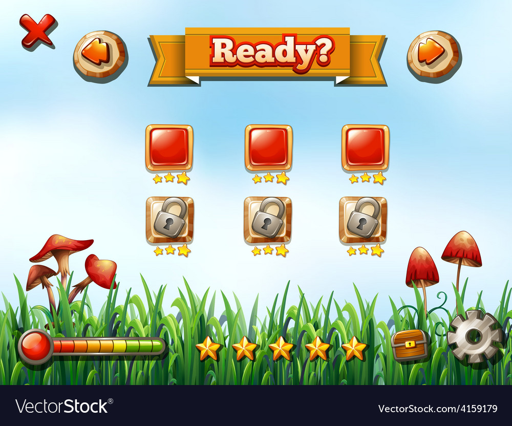 Computer game Royalty Free Vector Image - VectorStock