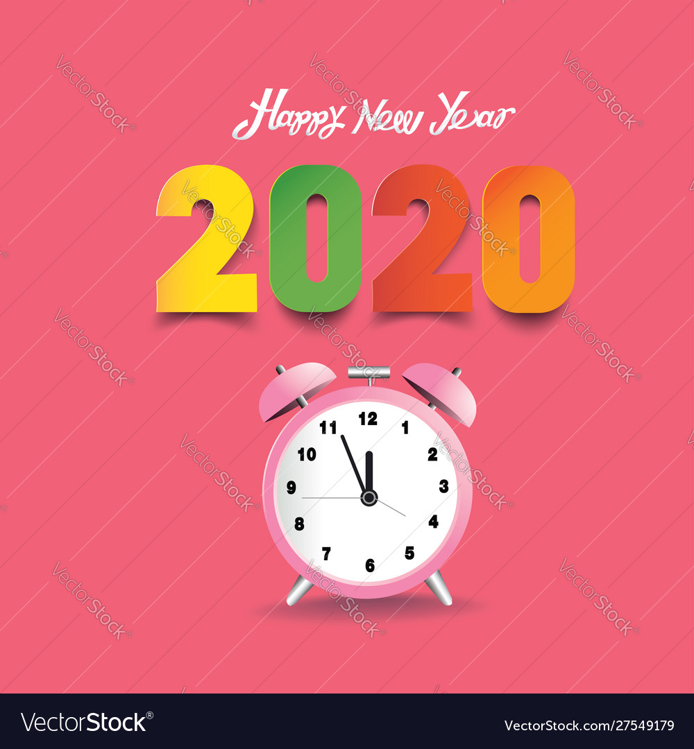 Countdown to welcome new year festival vector image Countdown to welcome new year festival
