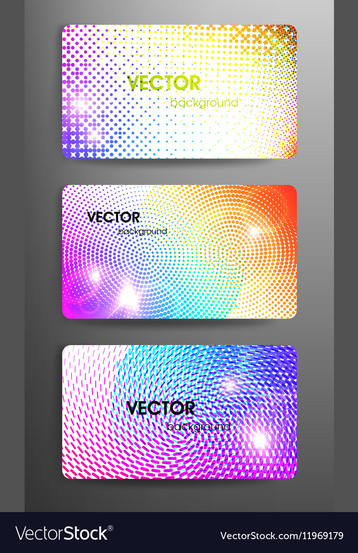 Digital Gradient Background Set