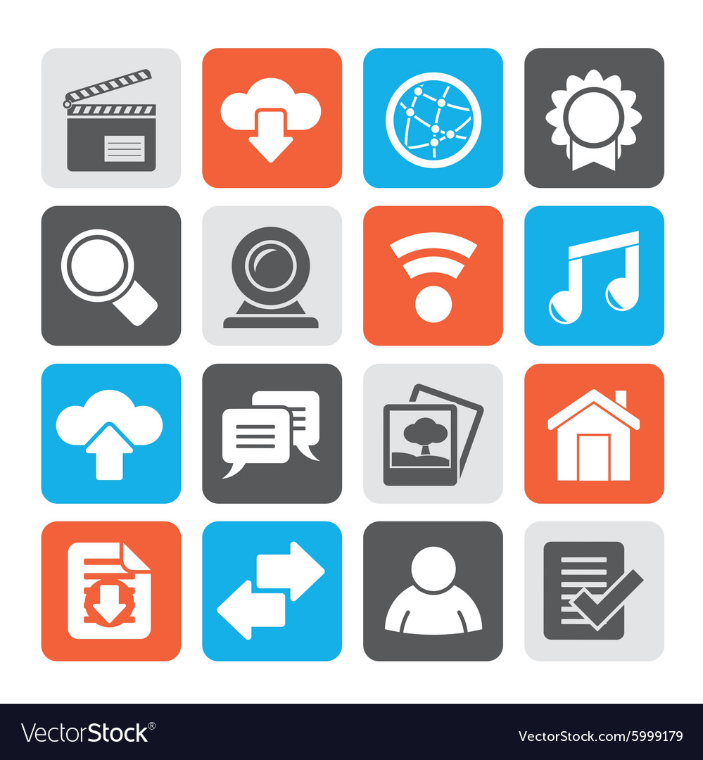 Internet and website icons