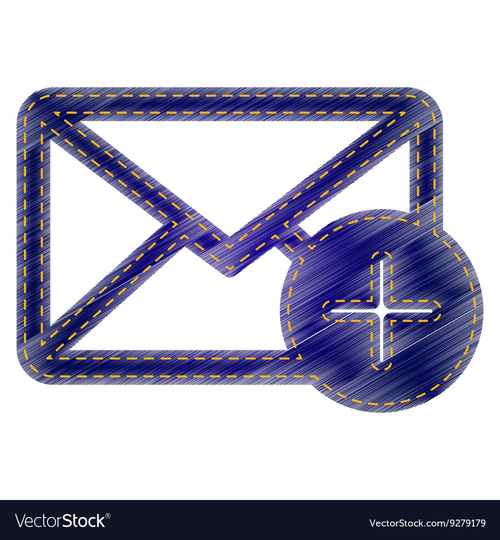 Mail sign with add mark