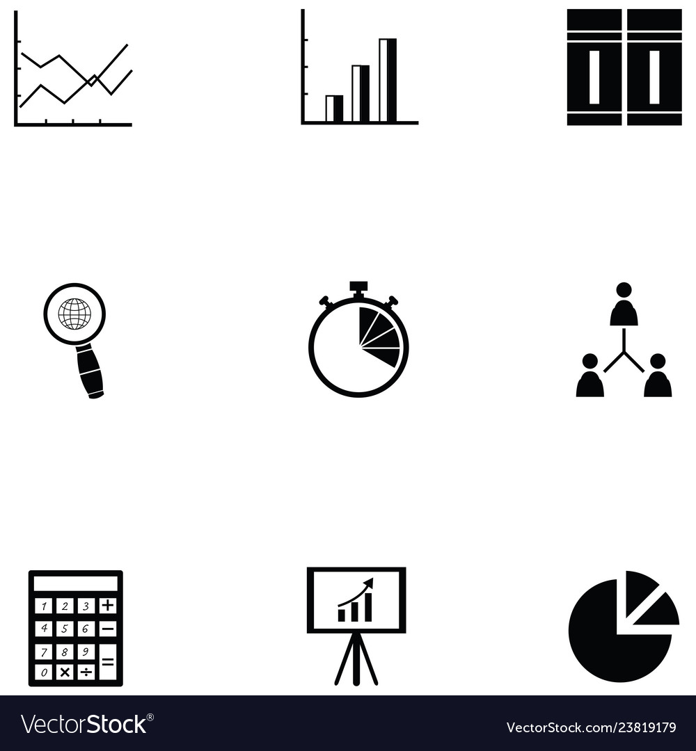 Project management icon set