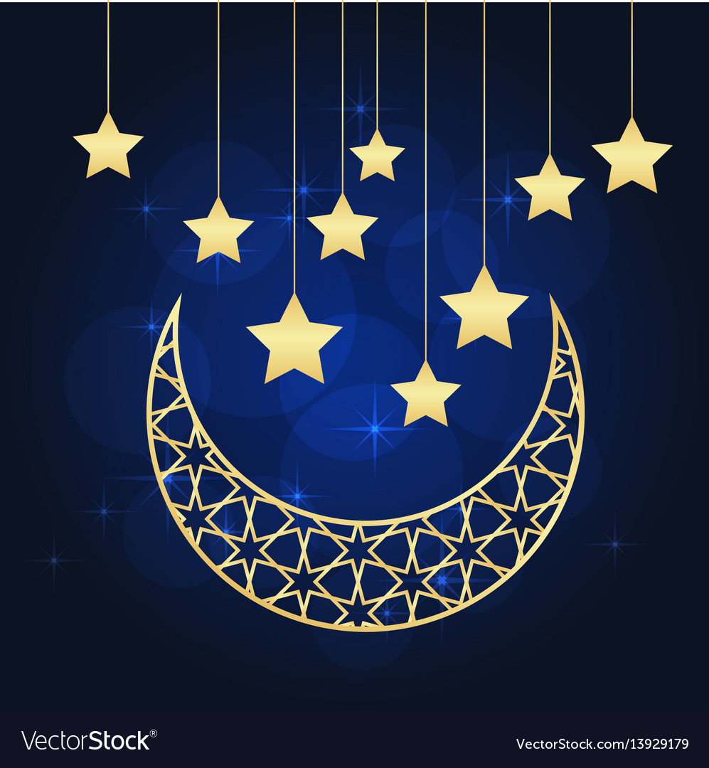 ramadan greeting card royalty free vector image
