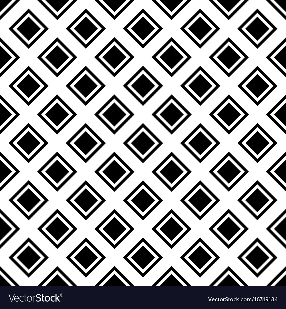 Abstract monochrome repeating square pattern