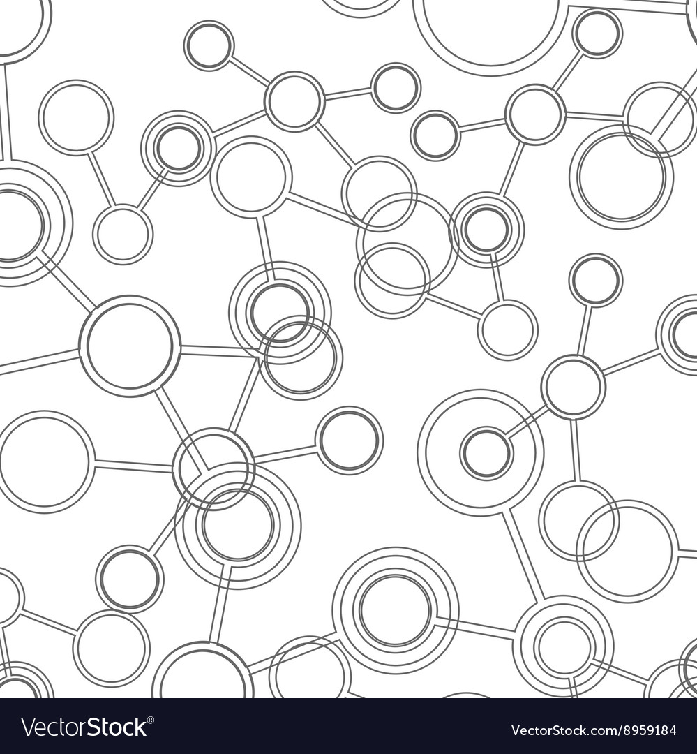 Abstract science background polygonal