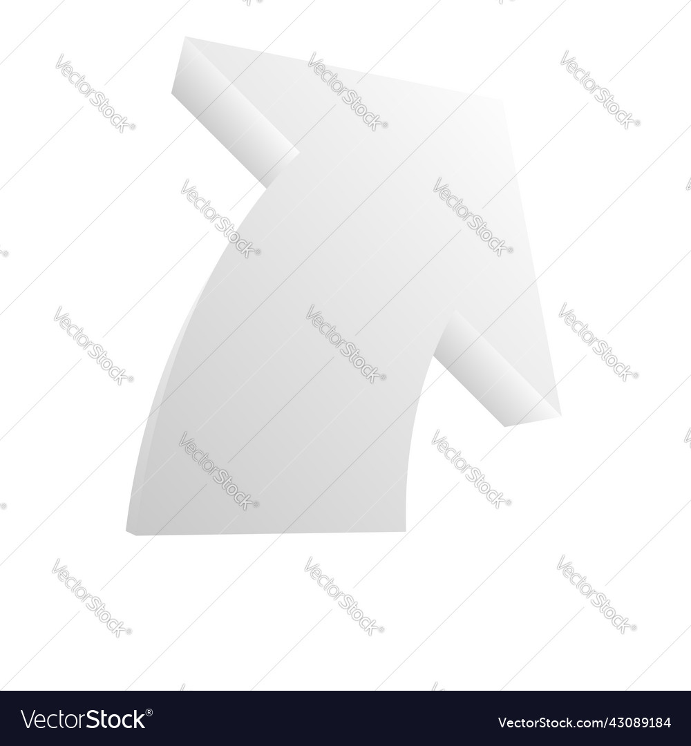 Runder Pfeilzeiger Formelement vector image Runder Pfeilzeiger Formelement