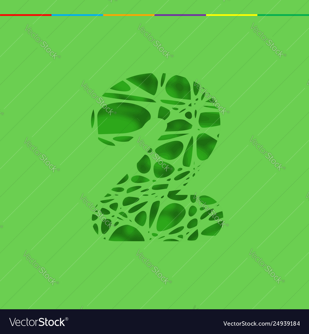 Cutout character from a fontset